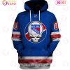 Grateful Dead & New York Rangers V1 Personalized Name & Number 3D Hoodie