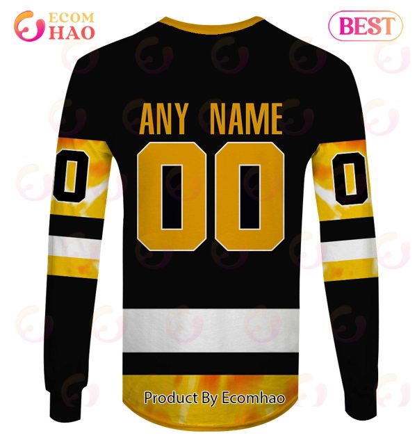 Grateful Dead & Pittsburgh Penguins V2 Personalized Name & Number 3D Hoodie