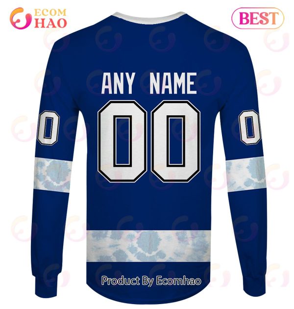 Grateful Dead & Tampa Bay Lightning Personalized Name & Number 3D Hoodie