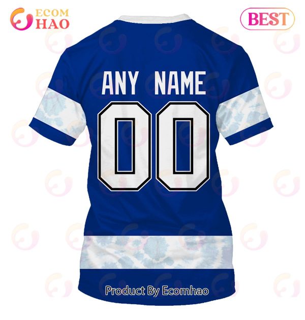 Grateful Dead & Tampa Bay Lightning Personalized Name & Number 3D Hoodie