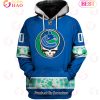 Grateful Dead & Toronto Maple Leafs V1 Personalized Name & Number 3D Hoodie Grateful Dead & Toronto Maple Leafs V1 Personalized Name & Number 3D Hoodie