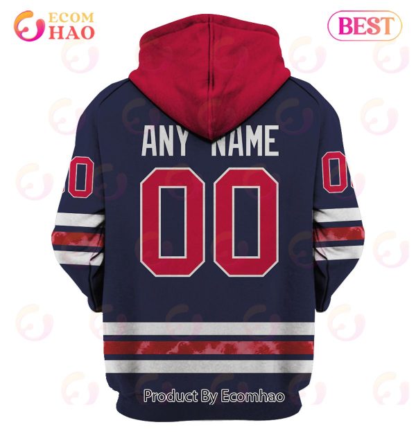 Grateful Dead & Winnipeg Jets Personalized Name & Number 3D Hoodie