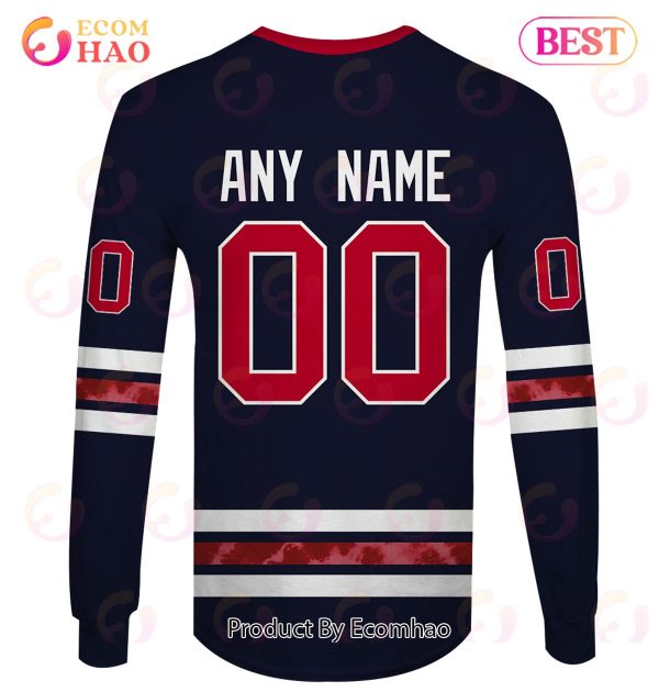 Grateful Dead & Winnipeg Jets Personalized Name & Number 3D Hoodie