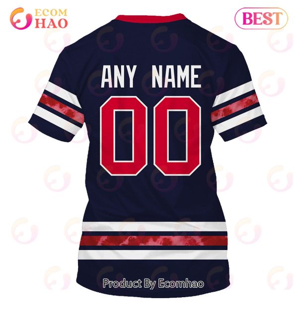 Grateful Dead & Winnipeg Jets Personalized Name & Number 3D Hoodie