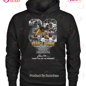 Franco Harris 1950-2022 Thank You For The Memories Signatures Unisex  T-Shirt - REVER LAVIE