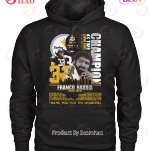 Franco Harris 72 Years Of 1950 – 2022 Thank You For The Memories T-Shirt