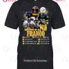 Franco Harris 72 Years Of 1950 – 2022 Thank You For The Memories T-Shirt