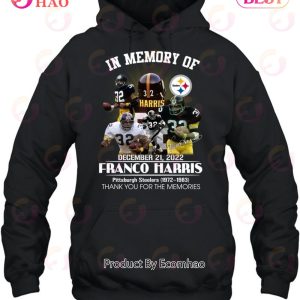 Premium In memory of Franco Harris Pittsburgh Steelers vintage shirt,  hoodie, sweater, long sleeve and tank top