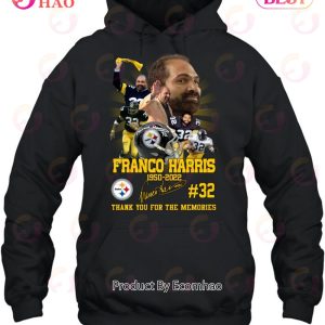 R.I.P Franco Harris 1950 – 2022 Thank You For The Memories T-Shirt