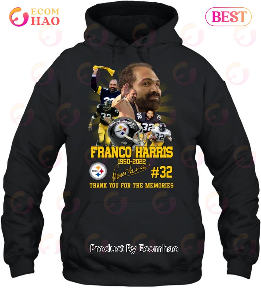 R.I.P Franco Harris 1950 – 2022 Thank You For The Memories T-Shirt