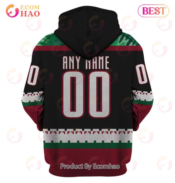 Grateful Dead & Arizona Coyotes V1 Personalized Name & Number 3D Hoodie