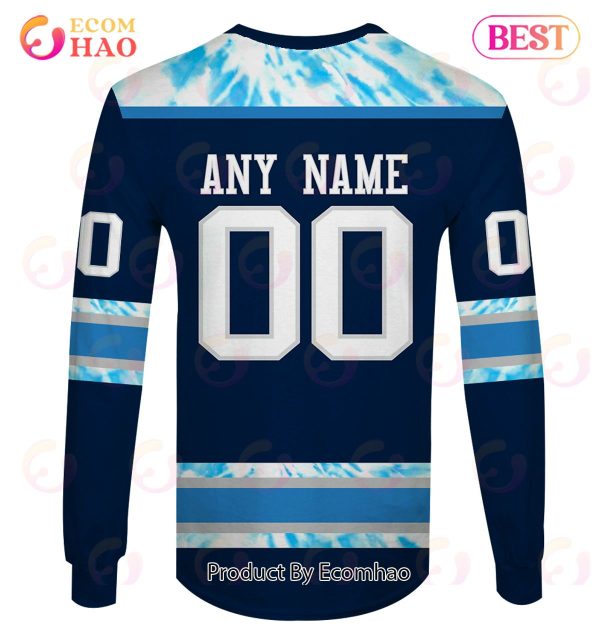 Grateful Dead & Columbus Blue Jackets V1 Personalized Name & Number 3D Hoodie