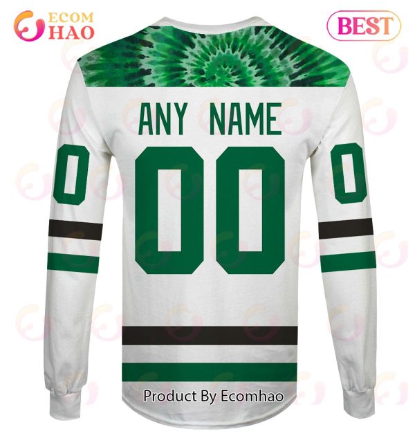 Grateful Dead & Dallas Stars V1 Personalized Name & Number 3D Hoodie