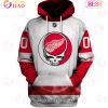 Grateful Dead & Edmonton Oilers V1 Personalized Name & Number 3D Hoodie
