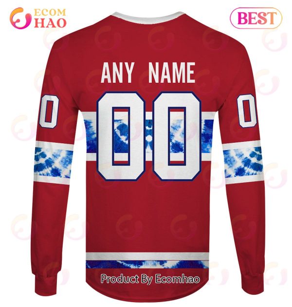 Grateful Dead & Montreal Canadiens V1 Personalized Name & Number 3D Hoodie