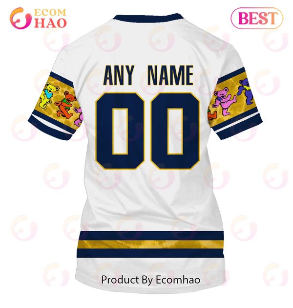 Grateful Dead & Nashville Predators Personalized Name & Number 3D Hoodie