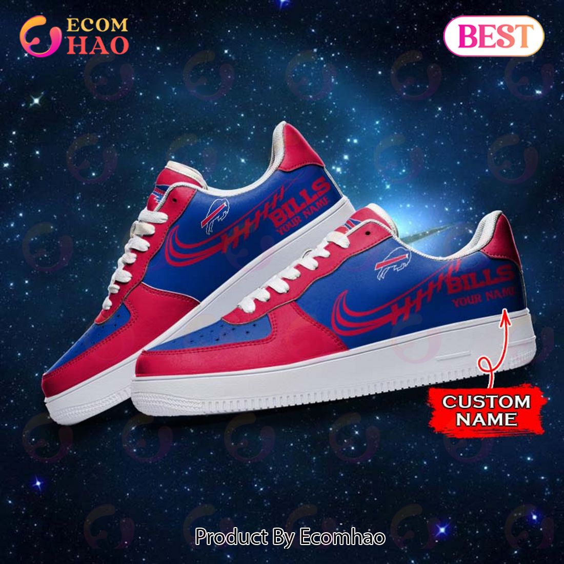 Custom NFL Buffalo Bills Air Force 1 