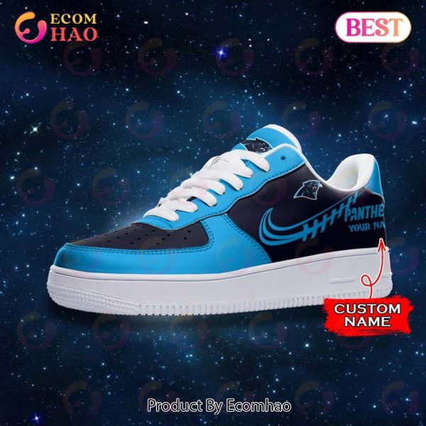 NFL Carolina Panthers Air Force 1 Sneaker Custom Name