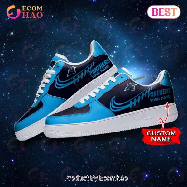NFL Carolina Panthers Air Force 1 Sneaker Custom Name
