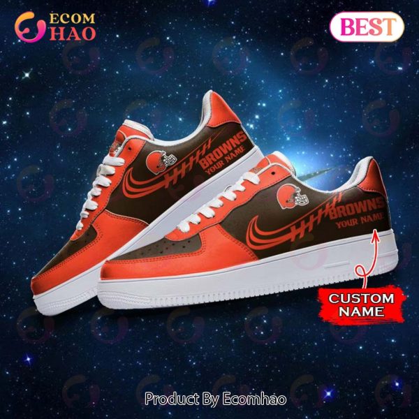 NFL Cleveland Browns Air Force 1 Sneaker Custom Name