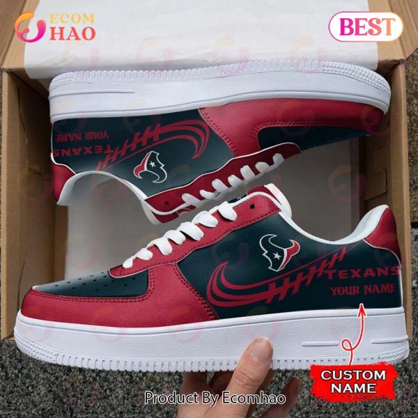 NFL Houston Texans Air Force 1 Sneaker Custom Name