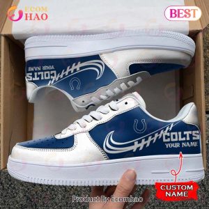 NFL Indianapolis Colts Air Force 1 Sneaker Custom Name