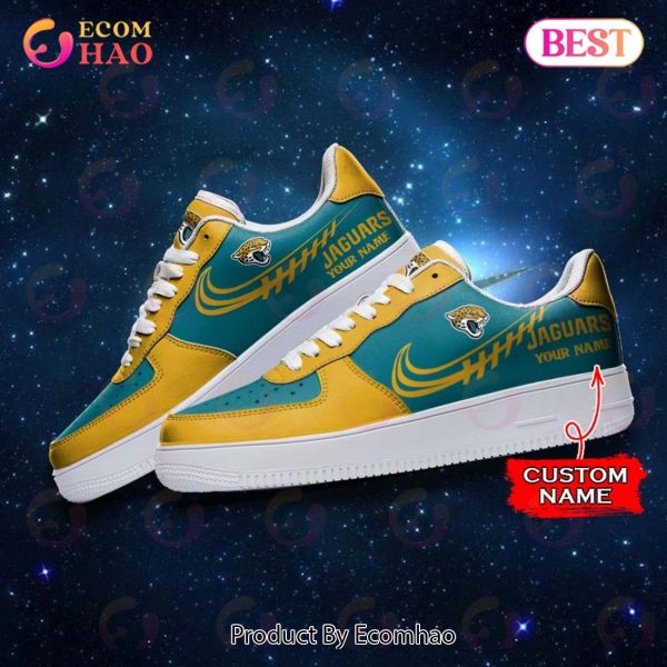 NFL Jacksonville Jaguars Air Force 1 Sneaker Custom Name