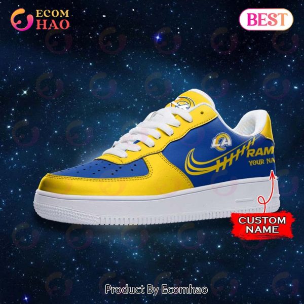 NFL Los Angeles Rams Air Force 1 Sneaker Custom Name