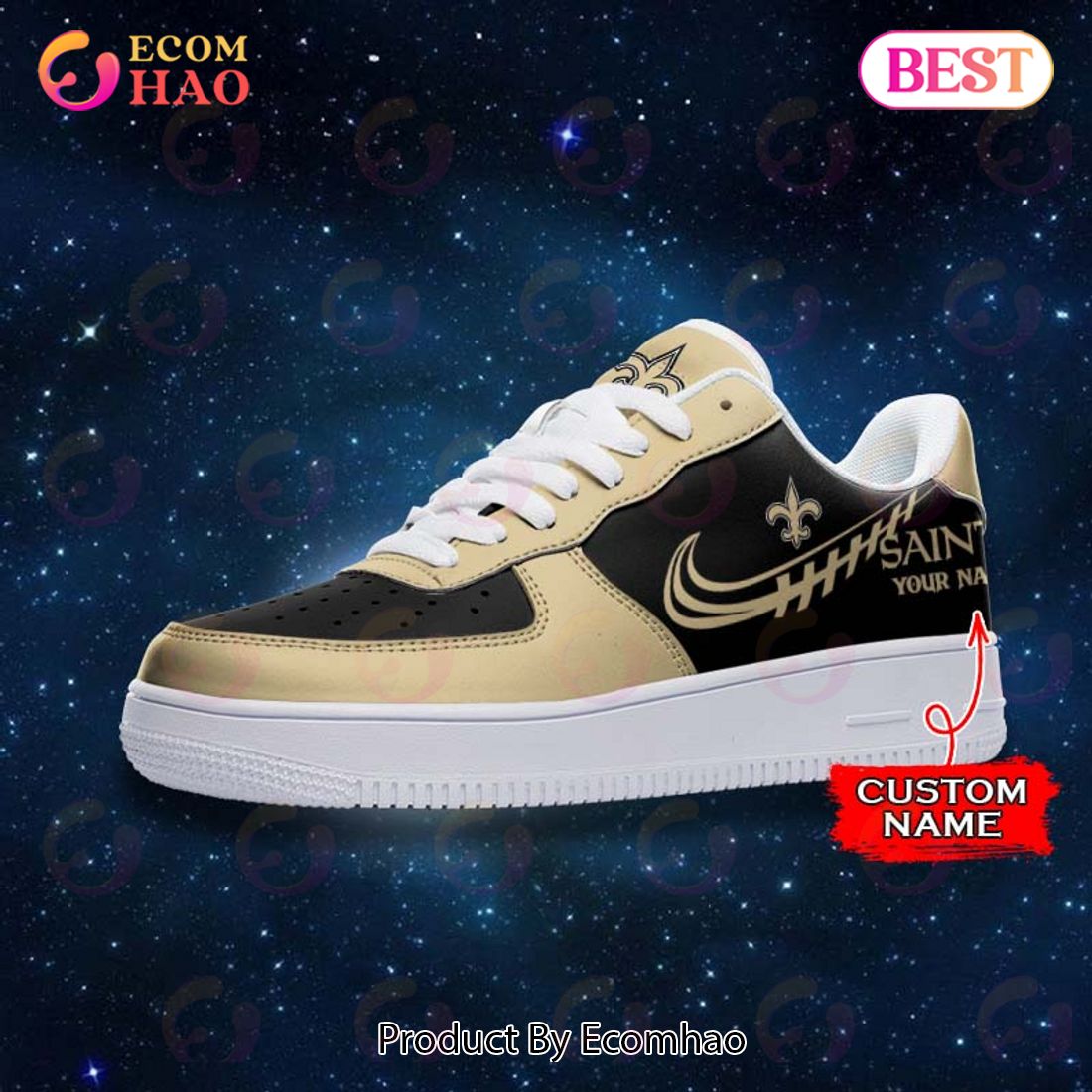 HOT New Orleans Saints Sneakers Custom Air Force for fans