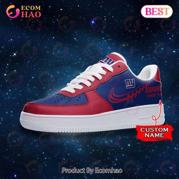 NFL New York Giants Air Force 1 Sneaker Custom Name