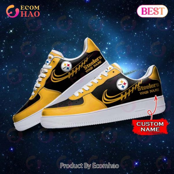 NFL Pittsburgh Steelers Air Force 1 Sneaker Custom Name
