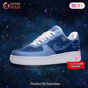 NFL Tennessee Titans Air Force 1 Sneaker Custom Name