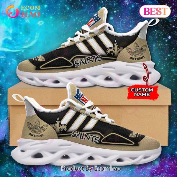 NFL New Orleans Saints Max Soul Sneaker Custom Name