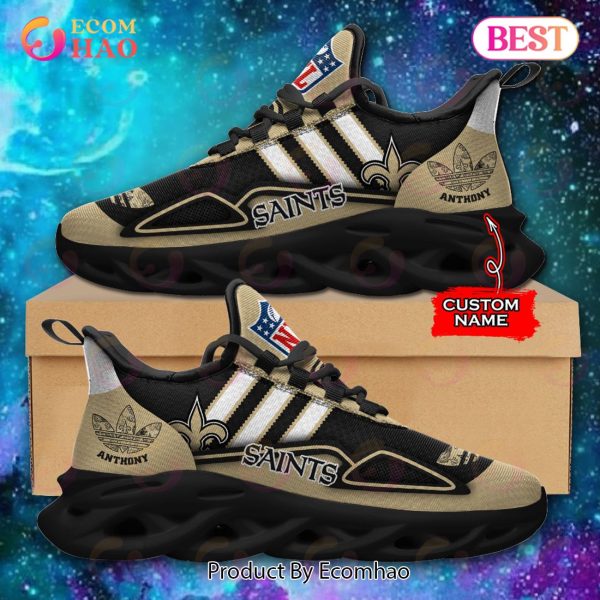 NFL New Orleans Saints Max Soul Sneaker Custom Name