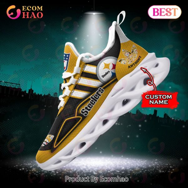 NFL Pittsburgh Steelers Max Soul Sneaker Custom Name