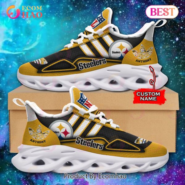 NFL Pittsburgh Steelers Max Soul Sneaker Custom Name