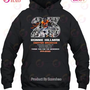 Ronnie Hillman Denver Broncos 1991 – 2022 Thank You For The Memories T-Shirt
