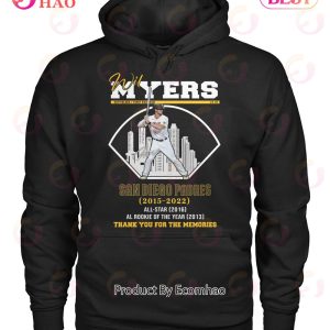 Wil Myers San Diego Padres 2015 – 2022 Thank You For The Memories T-Shirt