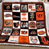 NFL Cleveland Browns Quilt, Fleece Blanket, Sherpa Fleece Blanket NFL Cleveland Browns Quilt, Fleece Blanket, Sherpa Fleece Blanket