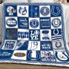NFL Jacksonville Jaguars Quilt, Fleece Blanket, Sherpa Fleece Blanket