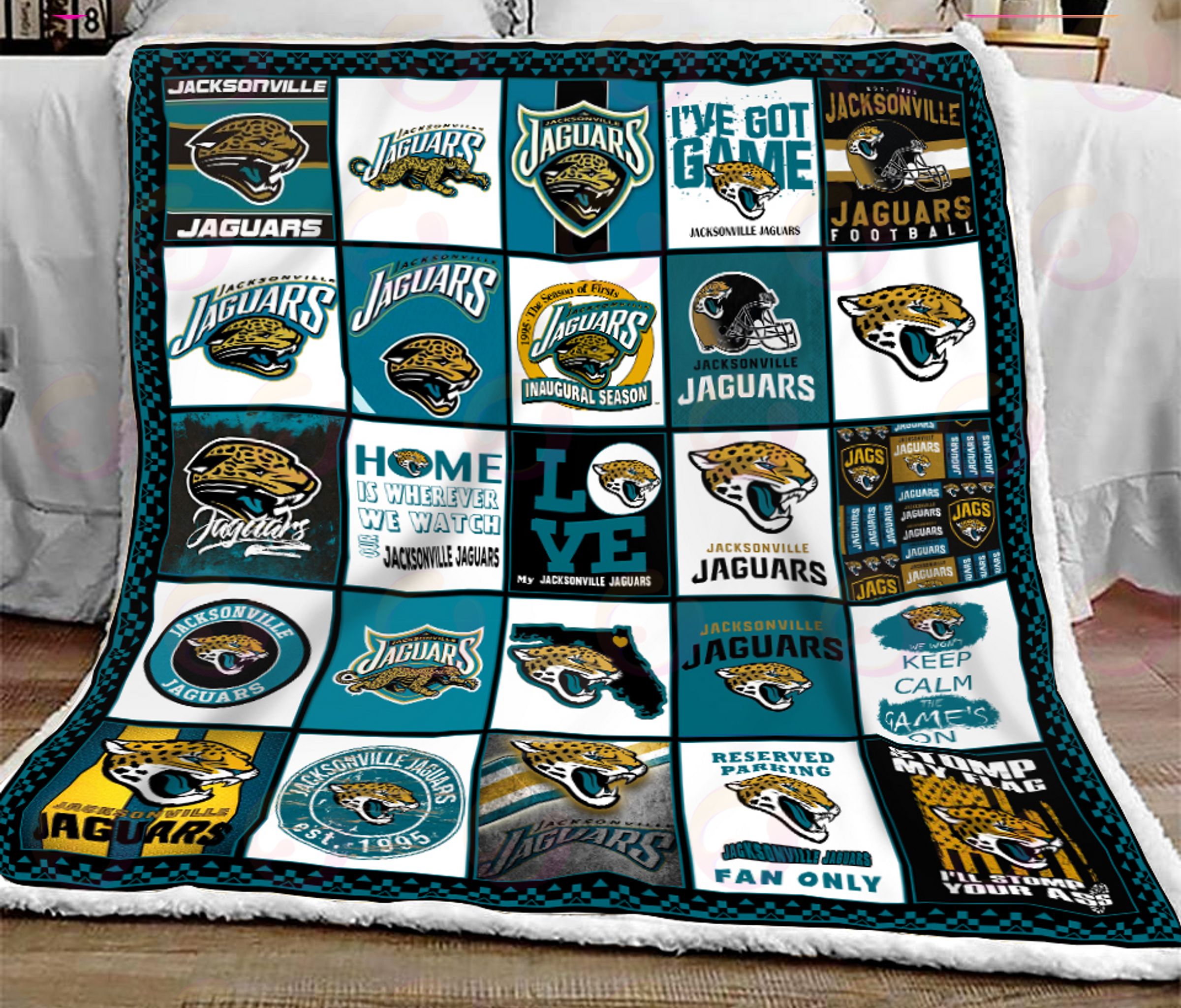 NFL Miami Dolphins Quilt, Fleece Blanket, Sherpa Fleece Blanket