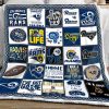 NFL Miami Dolphins Quilt, Fleece Blanket, Sherpa Fleece Blanket