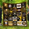 NFL San Francisco 49ers Quilt, Fleece Blanket, Sherpa Fleece Blanket