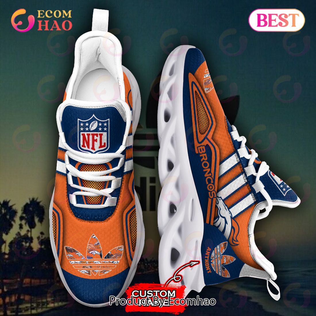 NFL Denver Broncos Max Soul Sneaker Custom Name