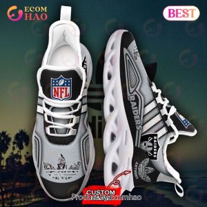 NFL Las Vegas Raiders Max Soul Sneaker Custom Name