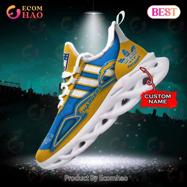 NFL Los Angeles Chargers Max Soul Sneaker Custom Name