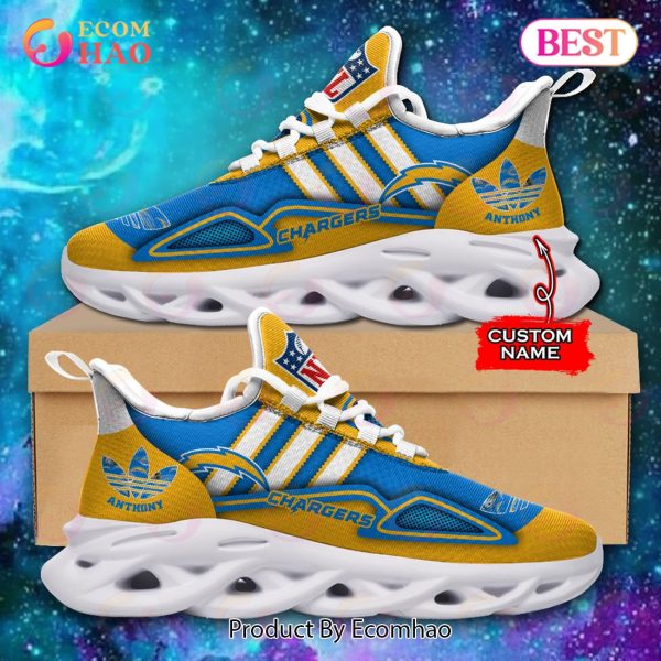 NFL Los Angeles Chargers Max Soul Sneaker Custom Name