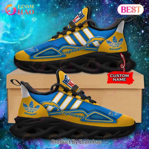 NFL Los Angeles Chargers Max Soul Sneaker Custom Name