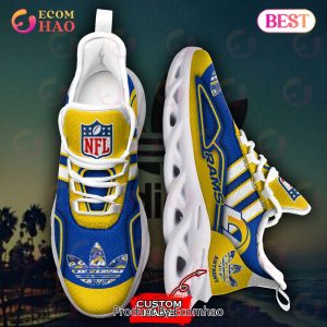 NFL Los Angeles Rams Max Soul Sneaker Custom Name