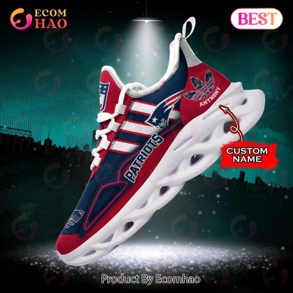 NFL New England Patriots Max Soul Sneaker Custom Name
